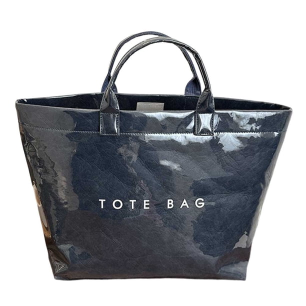Bolso Mano PVC Gran Capacidad Compras Viajes para Mujeres