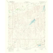 Topo Map - Hackberry Creek Texas Quad - USGS 1969 - 23.00 x 28.24 - Matte Art Paper