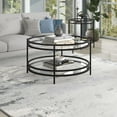 thumbnail image 2 of Evelyn&Zoe Robillard 32" Wide Round Coffee Table in Blackened Bronze, 2 of 7