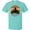 Scuba Blue, variant on Inktastic Snowmobile Retro Sunset T-Shirt