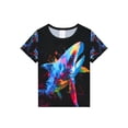 thumbnail image 3 of ATAIKU Summer Pajamas for Boys Shark Short Sleeve 2-Piece PJs Set Toddler Kid Comfy Sleepwear Size 3-12Y, 3 of 14