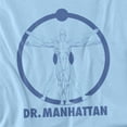 thumbnail image 2 of Watchmen T-Shirt Dr Manhattan Unisex Graphic Tee For Men & Women, 2 of 7
