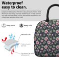 thumbnail image 3 of Womens Pioneer Flower Floral Print Pattern Lunch Box for Work,Insulated Lunch Bag for Women,Loncheras Para Mujer,Leakproof Adult Lunch Bag for Work,Beach,Travel,Picnic,Camping, 3 of 6