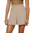 thumbnail image 3 of Pantalones Cortos de Mujer con Bolsillos Traje de Verano Casual Cinco Cuartos de Longitud, Tela Ligera para Uso Diario, de Playa Y de Fiesta, 3 of 5