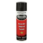 Black, Rust-Oleum Rubberized Undercoating Spray Paint-248657 Pack of 12
