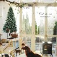 thumbnail image 2 of 29.5in*39.4in Wall Hanging Christmas Tree with 32.8ft Fairy Lights Festival Decoration Realistic Easy Setup Artificial Christmas Tree Holiday Party Home Favor, 2 of 9