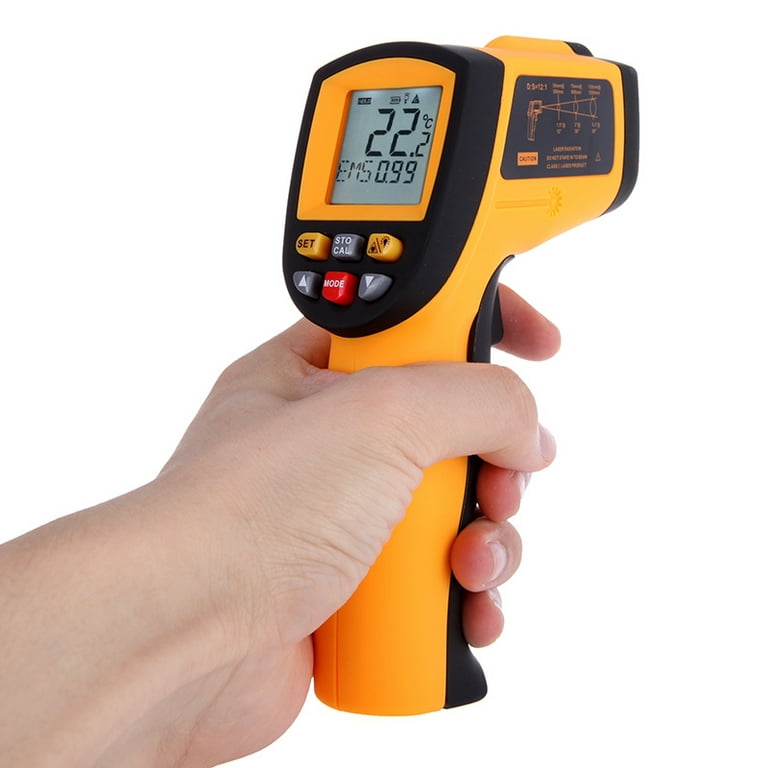 Non-contact infrared thermometer safely measure the surface
