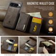 thumbnail image 6 of DG.MING Wallet Case for Google Pixel 10 Pro XL 6.8inch,Detachable Magnetic Wallet Phone Case with RFID Blocking, Card Slot,Holder, Leather Phone Case for Men Women,Grey, 6 of 9