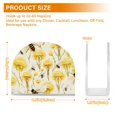 thumbnail image 3 of Bees and Flowers Acrylic Napkin Holder Clear Paper Tissue Dispenser Kitchen Dining Room Bathroom Party Hotel, 3 of 8