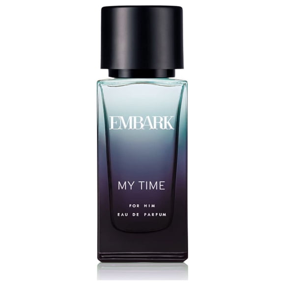 Embark My Time For Him Eau de Parfum pour Hommes 30ml, 1.01 Fl.oz. / Parfum Premium Longue Durée pour Garçons - avec des Notes de Bergamote, Patchouli, Boisée, Ambre & Terreuse / Cadeau Parfait pour Mari, Petit Ami