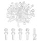 thumbnail image 1 of Uxcell Kit de Tornillos y Tuercas Hexagonales Transparentes de 30 Piezas, Tornillos de Cabeza Redonda de Acrílico Plástico M4x20mm, 1 of 7
