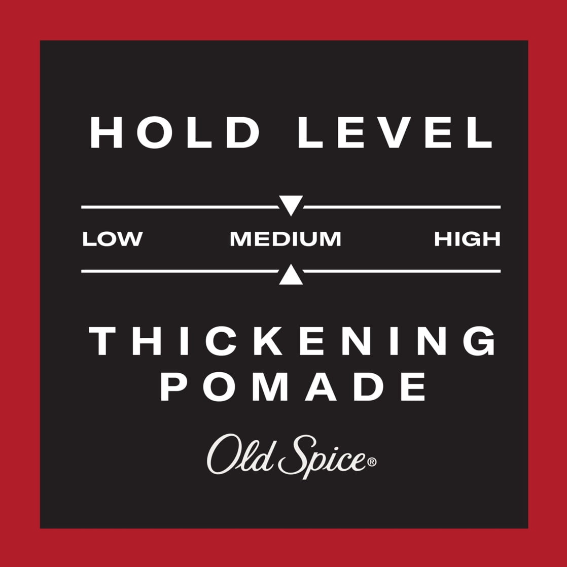(6 pack) Old Spice Thickening Pomade for Men, Medium Hold with Low Shine, 2.22 oz