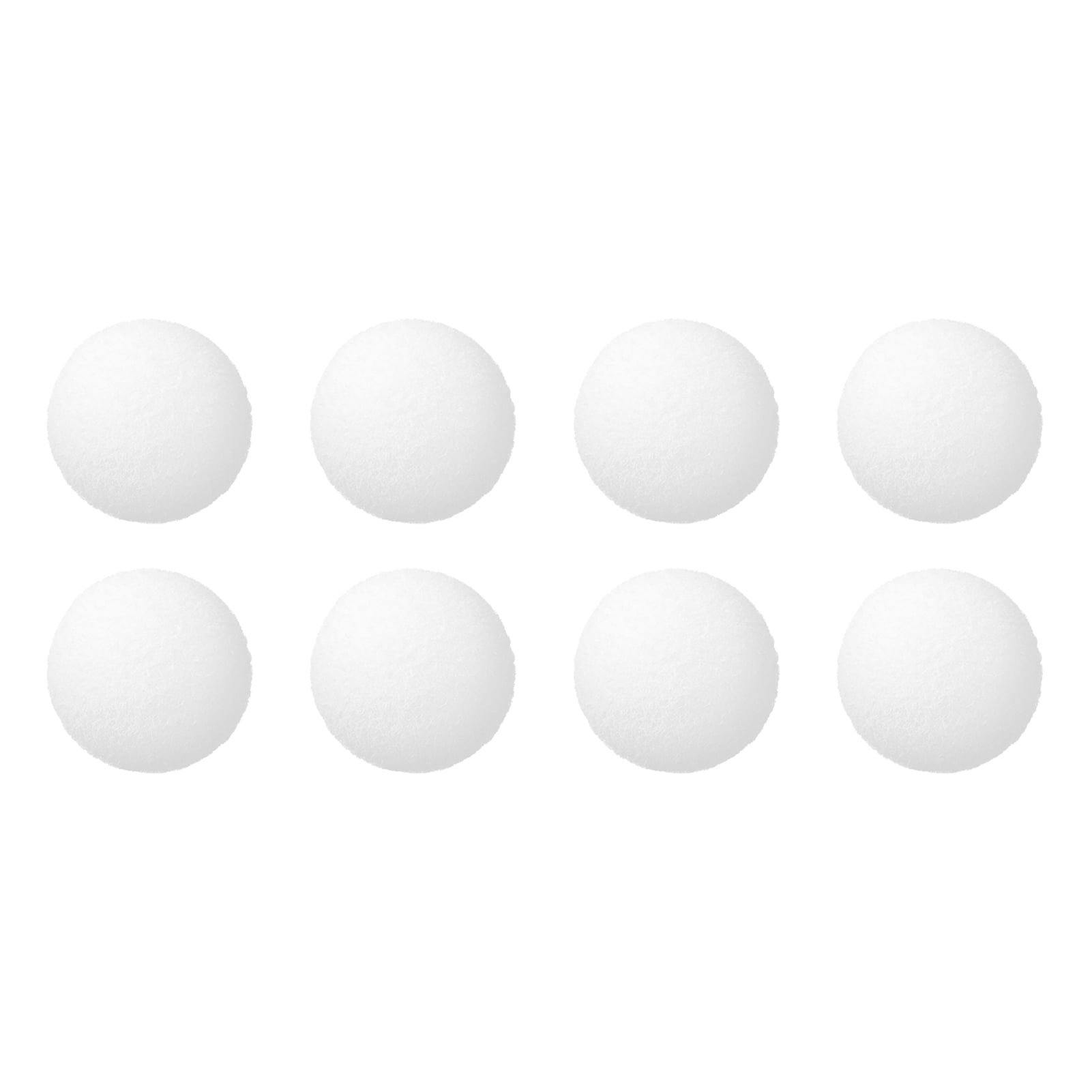 Labymos 8Pcs White Sponge Filter Balls Ecofriendly Reusable Swimming Pool Cleaning Filter Ball