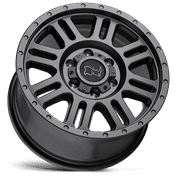Black Rhino Aluminum Rim YELLOWSTONE 16X8in Matte Gunmetal Finish, 1680YWN386130G84