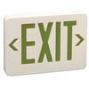 Monument Led Exit Sign Light Green, Ac Only