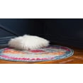 thumbnail image 3 of Unique Loom Matisse Vita Rug Multi/Blue 8' Round Border Bohemian Perfect For Dining Room Entryway Bed Room, 3 of 8