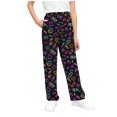 thumbnail image 2 of HaoXun Women's Custom Print Elastic Waist Drawstring Pants with Pockets - Casual Fashion Polyester Long Pants for Home, Yoga, and Daily Wear, 2 of 7