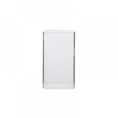 

High Temperature Resistant Square Transparent Glass Tea Milk Cup 250ml