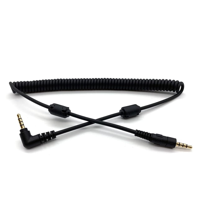 Cable en espiral Digirig para HT Yaesu con conector TRRS de 3,5 mm