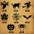 thumbnail image 2 of Halloween LED Wall Decals -8 Design Glow in The Dark Stickers (Bats Witch Pumpkin Castle Cat Ghost Spider and web ) for Party Atmosphere, Spooky Room Decor Acrylic Light Signs,Halloween Decorations, 2 of 6