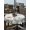 Beige, variant on Outdoor Tablecloth with Umbrella Hole and Zipper, Blue Pumpkins Fall Round Table Cloth 60 Inch Waterproof Tablecloth, Thanksgiving Botanical Vintage Picnic Table Cover for Patio Camping