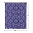 thumbnail image 5 of Purple Ethnic Geometric Pattern Shower Curtain 72"x84" ,Bathroom Decorative Shower Curtains Set with 12 Hooks,Modern Waterproof Washable Shower Curtain, 5 of 6