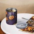 thumbnail image 3 of 12oz Coffee Tumblers Halloween Pumpkin Bat Pattern Stainless Steel Vacuum Insulated Travel Tumbler Coffee Cups Mug with Lid and Straw with Cleaning Brush for Cold & Hot Drinks, 3 of 5