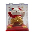 thumbnail image 1 of MYG 3.15 Inch Solar Waving Beckoning Cat Car Bonsai Decoration Front Desk Decoration, 1 of 10