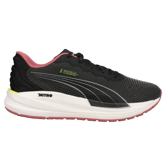 PUMA Womens Magnify Nitro WTR Running Sneakers Shoes - Black - Size 8.5 M