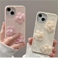 thumbnail image 6 of 3D Pearl Flower Candy Color Plated Camera Lens Protector Soft  for iPhone Case (Black,iPhone 13 Pro), 6 of 7