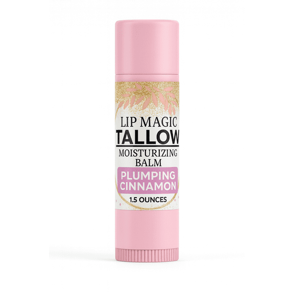 Tallow Lip Balm- Plumping Cinnamon
