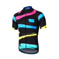 thumbnail image 3 of Camiseta de ciclismo para hombre, camiseta de ciclismo de verano de manga corta, transpirable, de secado rápido, para bicicleta de montaña o carretera, 3 of 5