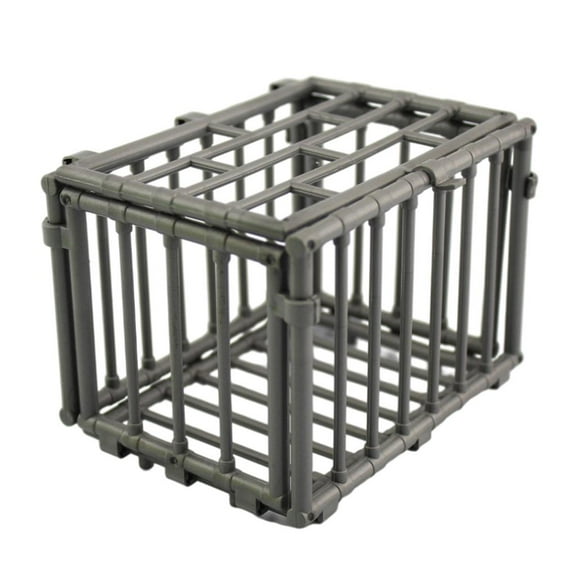 yotijay DIY Cage Model Toy 1/6 Scale Miniature 1 Piece Square Mesh Baskets Model
