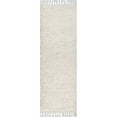 thumbnail image 4 of JONATHAN Y MERCER SHAG Mercer Shag Plush Tassel White 2 ft. x 8 ft. Runner Rug (MCR100A-28), 4 of 9