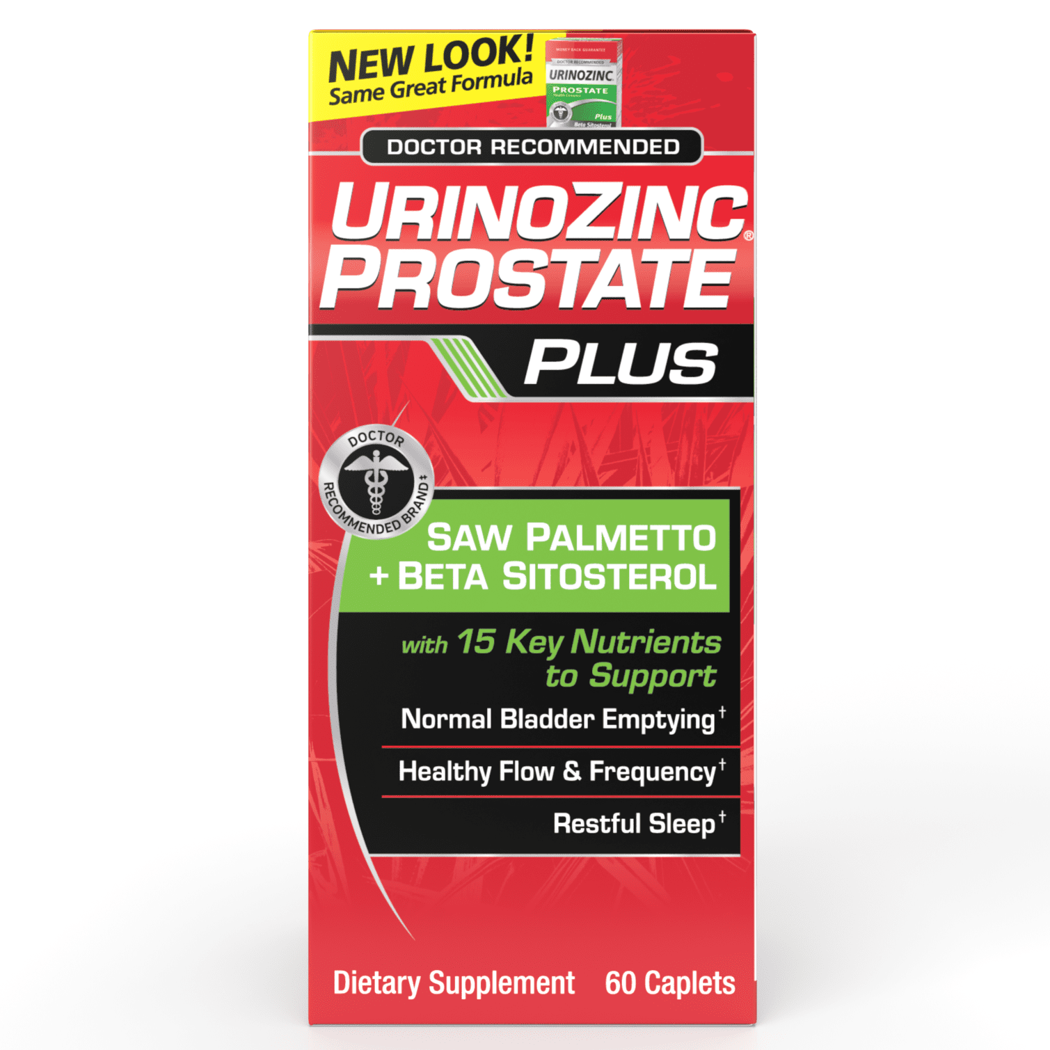 Urinozinc ProFlo Prostate Health Complex Caplets, 60 Ct - Walmart.com