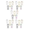thumbnail image 2 of Guardoinrt Xiangbala Magnetic Fake Septum Nose Rings Hoop for Women Chic and Sophisticated Acrylic 5 Color 5Set, 2 of 6
