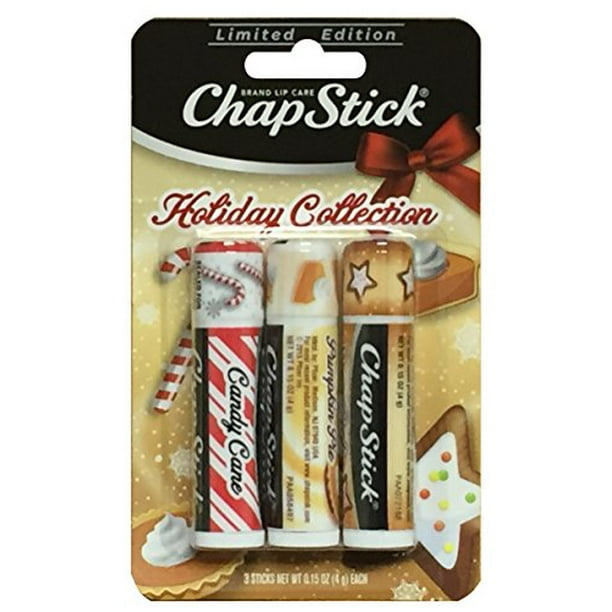 ChapStick Limited Edition Holiday Collection, 3 Sticks