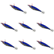 thumbnail image 1 of Señuelo Pesca Luminoso Anzuelos Calamar Anzuelo Artificial Cebos Jigging () Azul, 1 of 4