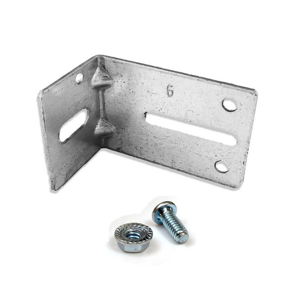 Garage Door Jamb Bracket J6 w/ Fastener (12 Gauge) (4-Pack)