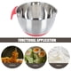 thumbnail image 4 of Recipiente para aderezo de ensalada Separador de salsa Recipiente de acero inoxidable para aceite Recipiente para grasa Colador de metal, 4 of 6