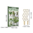 thumbnail image 4 of Titular De La Planta Soporte para plantas trepadoras de 3 uds. Poste de soporte fijo fácil de instalar para el crecimiento de las plantas Hugtrwg Para estrenar, 4 of 9