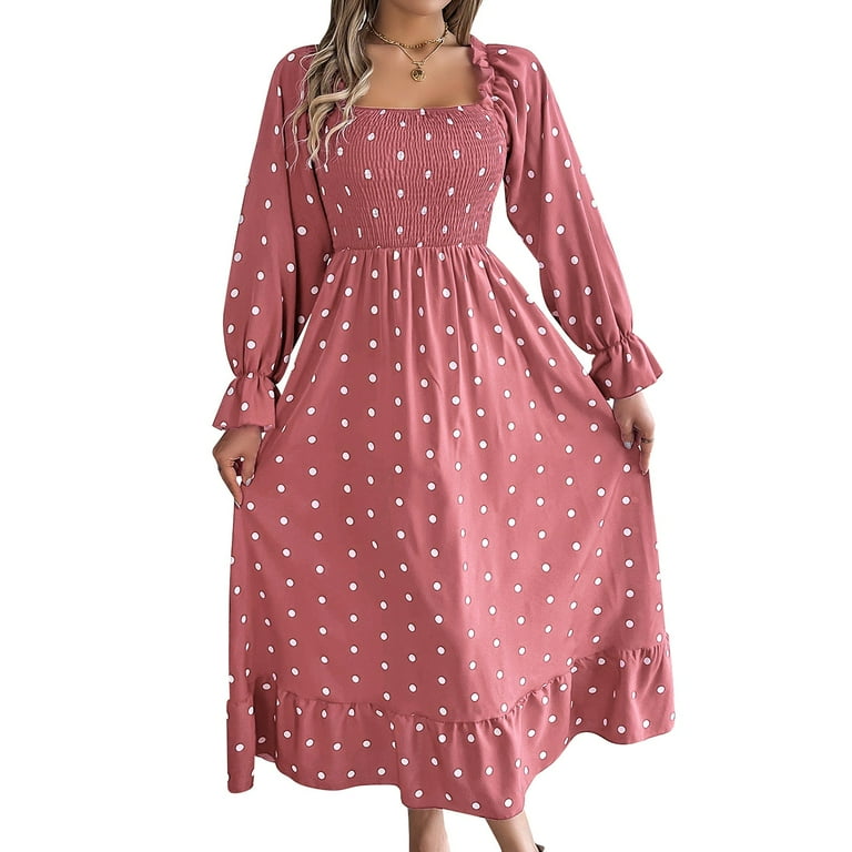 Garden Party Square Neckline Floral Dress Garden Party Square Neckline Floral Dress