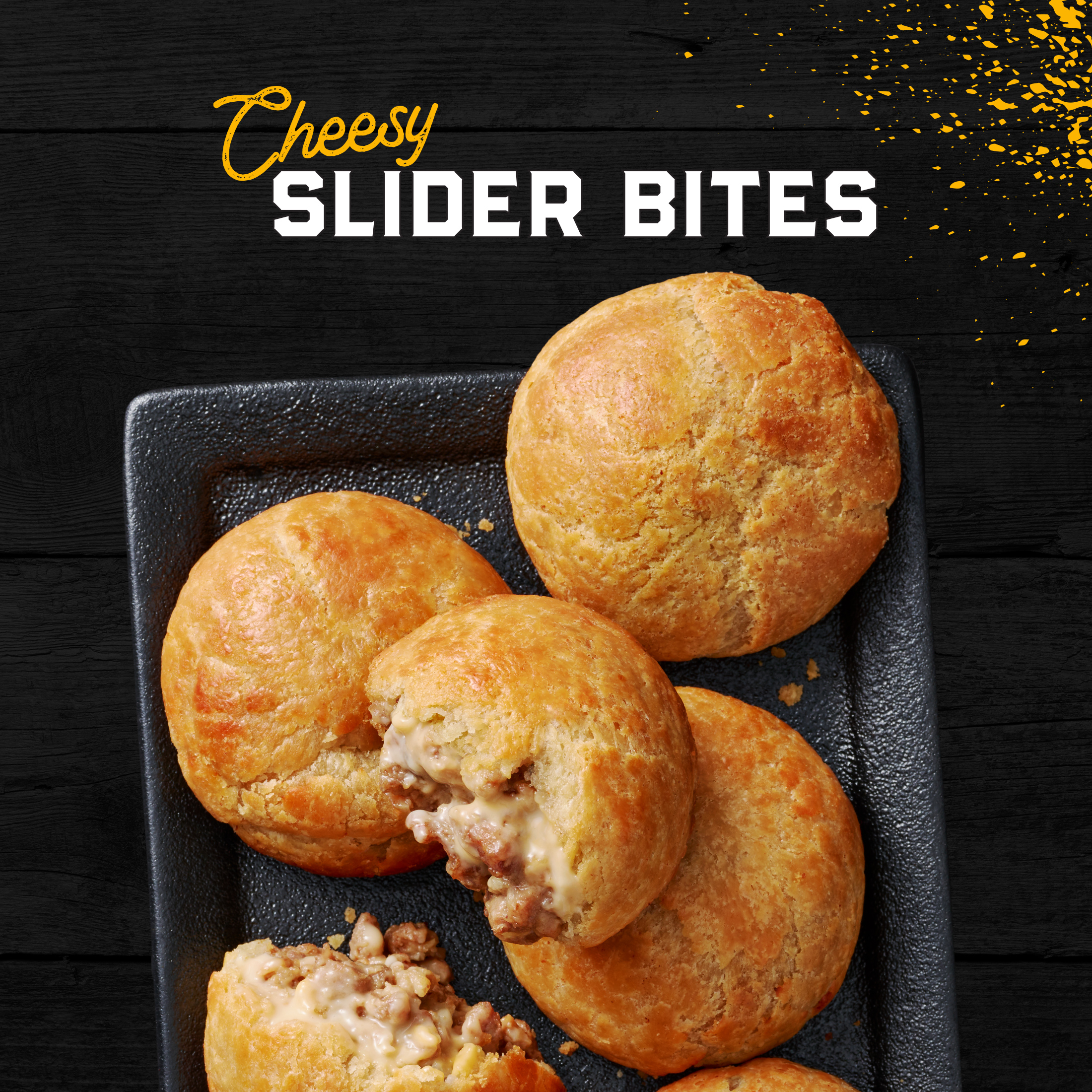 Guy Fieri’s Flavortown Cheesy Slider Bites, 10 oz Box (Frozen)