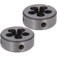 thumbnail image 1 of HUGFEGWE 1/2-12 Round Die, Machine Thread Right Hand Threading Die, Alloy Tool Steel 2pcs CJB91-23398, 1 of 6