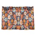 thumbnail image 7 of Yayeee Kitchen Curtains Light Filtering 27"x24" Rod Pocket Short Cafe Window Panel, Colorful Flowers, 7 of 7