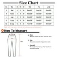 thumbnail image 3 of Buigttklop Pants for Women 2024 Casual Women Printed Gradient Span Ladies High Waist Wide Leg Trousers Yoga Pants Long Pants, 3 of 4