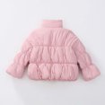 thumbnail image 2 of Jalioing Toddler Girls Puffer Jacket Winter Thermal Long Sleeve Stand Collar Puffy Coat Fashion Cute Outerwear with Pocket, 2 of 5