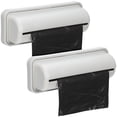 thumbnail image 2 of Dispensador de bolsas de basura: Organizador colgante con 2 ganchos - Caja de almacenamiento de pared - Soporte multifuncional para bolsas de basura en cocina y baño, 2 of 8