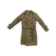 thumbnail image 1 of Gabardina cortavientos para mujer, escala 1/6, ropa en miniatura para figuras de acción de 12" Caqui, 1 of 9