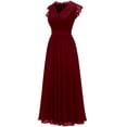 thumbnail image 3 of Dressystar Women Lace Wedding Bridesmaid Dress Female Floor-Length Formal Party Gown, 3 of 6